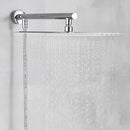 DecorBites™ 10" Square Rainfall Shower Head Set with Stainless Steel Hose