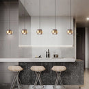 DecorBites™ Gold Glass LED Pendant Lights: Modern Nordic Cylindrical Design for Home Decor Fixtures