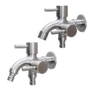 DecorBites™ Double Faucet Wall Mount Mop Faucet for Outdoor and Kitchen Use
