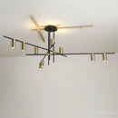 DecorBites™ Gold Chandelier Light Modern Designer Art Living Room Dining Room E27