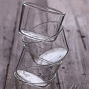 DecorBites™ Glass Dessert Cup Set, 250ml High Temperature Resistant Milk Tea Pudding Water Bottle
