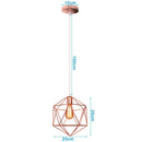 DecorBites™ Industrial Pendant Lights E27 LED Hanging Lamp Modern Loft Lighting for Home