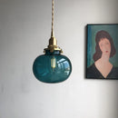 DecorBites™ Glass Ball Pendant Light: Nordic Modern LED Lamp for Bedroom and Bathroom