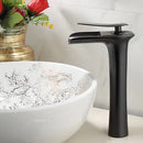 DecorBites™ Gold Waterfall Bathroom Basin Faucet Mixer Tap Hot Cold White Sink