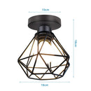 DecorBites™ Iron Aisle Ceiling Lights: Industrial Nordic Vintage Kitchen Decor Ceiling Lamp