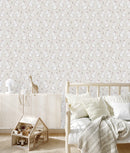 Modish White Hares Wallpaper Smart