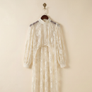 High-Low Bohemia Floral Sheer Lace Duster Blouse [Sizes S-L]