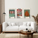 Contemporary Yayoi Kusama Retro Wall Art Decor