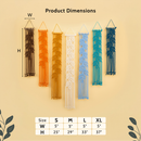 Vela Earth Blue Macrame Wall Hangings