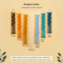 Vela Earth Blue Macrame Wall Hangings