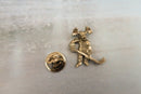 Hockey Moose Lapel Pin
