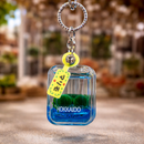 Keychain: Limited Edition Hokkaido “Floaty Marimo” Keychain – Imported from Japan