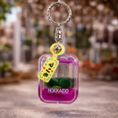 Keychain: Limited Edition Hokkaido “Floaty Marimo” Keychain – Imported from Japan