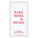 Holiday Baking Tools Gift Box | 3 Piece Book Style Spatula Set with Christmas Theme