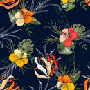 Attractive Dark Floral Wallpaper Smart