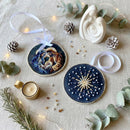 Holy Night Nativity Christmas Ornament Bead Embroidery Kit by Abris Art ABT-066