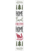 Home Christmas Porch Sign