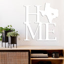 Texas Home Metal Wall Art – Texas State Pride Home & Office Decor