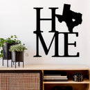 Texas Home Metal Wall Art – Texas State Pride Home & Office Decor