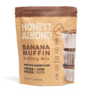 QUICK SALE | Gluten Free Banana Muffin Baking Mix | 11 oz | High Protein | Honest Almond