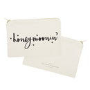 Honeymoonin' Cotton Canvas Cosmetic Bag