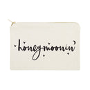 Honeymoonin' Cotton Canvas Cosmetic Bag