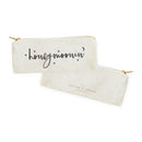 Honeymoonin' Cotton Canvas Pencil Case and Travel Pouch