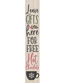 Hot Chocolate Christmas Porch Sign