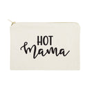 Hot Mama Cotton Canvas Cosmetic Bag