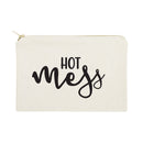 Hot Mess Cotton Canvas Cosmetic Bag