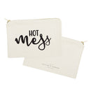 Hot Mess Cotton Canvas Cosmetic Bag