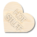 NEW Unfinished Wood Layered Conversation Heart Shelf Sitter | 6" Wide| 1/2" and 1/4" Wood | Wood Craft DIY