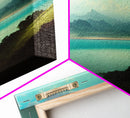 Sublime Scotland Lake, Unique Office Mancave Art, Wall Decor, Ready To Hang Framed Canvas Print, Oversize Wall Art