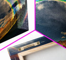 Fish-Eye Rainbow, Yellowstone, Framed Canvas Print, beautiful rainbow nature art