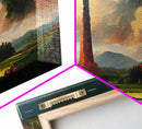 High Fantasy Art Canvas Print, Dark Tower, RPG Fantasy Art, RPG Concept art, unique wall art
