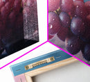 Grapes Wall Decor, Kitchen Wall Decor, Food Wall Art, Minimalist Art, Panoramic Wall Decor, Canvas Print, Wall Art, Framed Canvas Art
