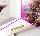 Saxophone Graffiti Wall Art, Saxophone Gifts, Cool Musical Wall Art, Unique Gift, Gift For Musician, Musical Art