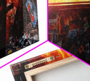 A Dumpster Fire, Canvas Wall Art, Modern Art, Urban Art, Wall Print
