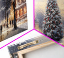 The Christmas Winter Wonderland Framed Canvas Print - Christmas Decoration - Christmas Art - Christmas Living Room Decor Christmas Wall Art
