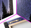 Huge Wall Art Time Lapse Photography Style Print, Panoramic Wall Art, Wood Framed Canvas, Farmhouse Decor, Unique Wall Art