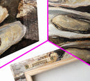 Oyster Painting Print, Oyster Shell Painting, Oyster Art, Kitchen Food Wall Art, Kitsch Kitcen Decor, Eclectic Home Decor, Kitchen decoration