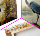 Blue Heron Painting Print | Florida Home Decor | Bird Painting | Nautical Art | Nautical Painting | Lake House Wall Art | Blue Heron Art