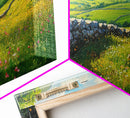Hadrian's Wall Canvas Print, Roman Art, Framed Art, Roman Painting, England History Wall Art