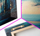 Forest at Dusk, Dark Romance Painting, Moody Art, Vertical Wall Art, Cottagecore Wall Art, Above Bed Art, Rustic Décor