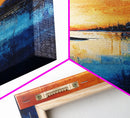 Fiery Sunset, Moody Landscape, Wabi Sabi Art, Rustic Wall Art, Southwest Art, Above Bed Wall Art, Extra Wide Art