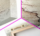 Textured abstract, wabi sabi wall art, minimalist art, geometric wall art, extra wide art, framed canvas print, sage green wall art