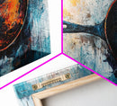 Rustic Cast Iron, Canvas Print, food review kitchen art, farmhouse art, rustic wall art, wabi sabi wall art, extra wide art