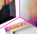 Lighthouse Sunset Canvas Print Nautical Wall Art, Vibrant Coastal Painting, Pink and Blue Seascape, Bedroom Decor