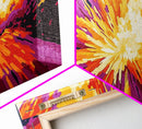 Explosion Burst, Framed Canvas Print, Abstract Wall Art, Vibrant Colorful Painting, Modern Home Decor, Bold Statement Art