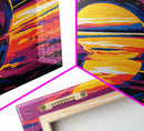 Surreal Loop, Dreamy Sunset, Fantasy Art, Abstract Landscape, Canvas Print, Unique Home Decor, Statement Wall Art, Modern